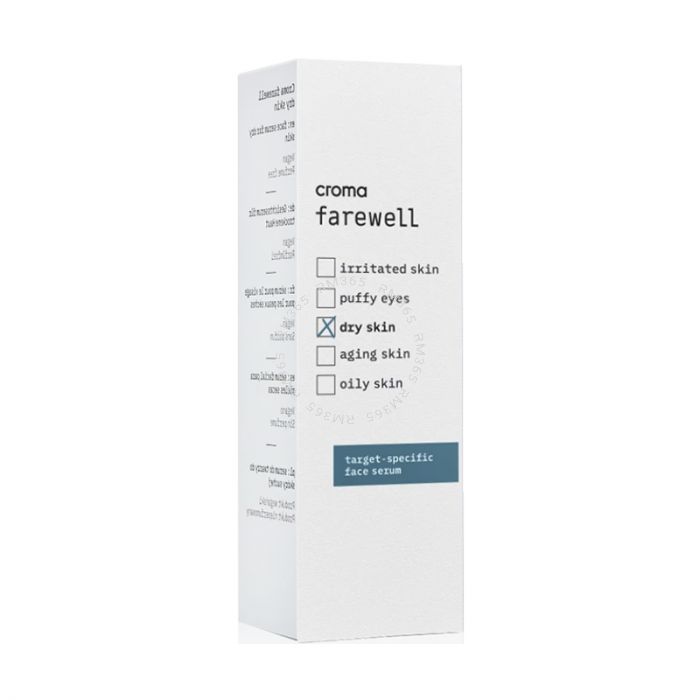 Dry skin, often characterized by a feeling of skin tightness, fine lines and scaling, can be caused by various reasons (e.g. environmental causes). farewell dry skin combines active agents with highly hydrating properties including Hyaluronic Acid, Niacin