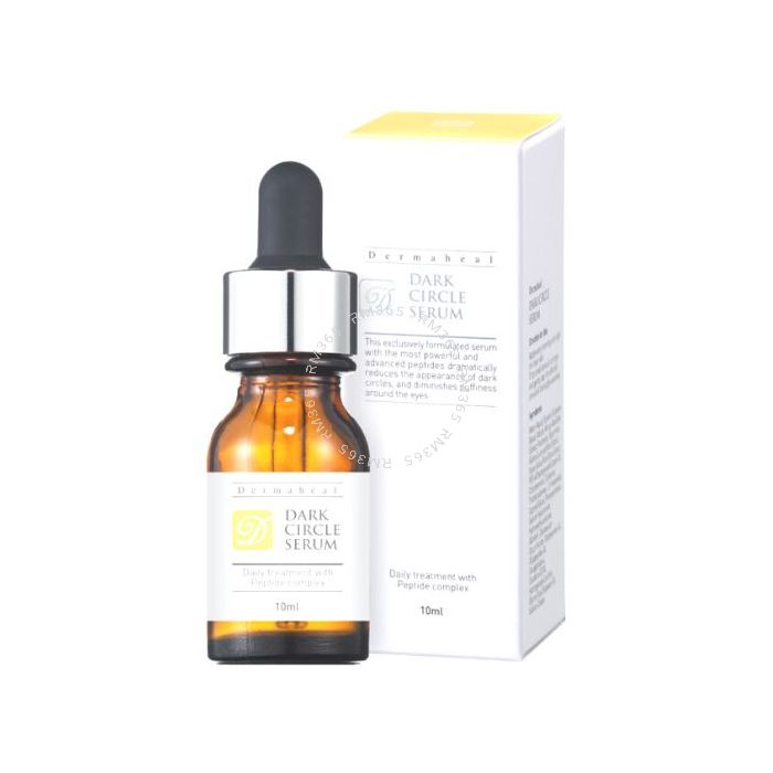 Dermaheal Dark Circle Serum exclusively formulated serum with the most powerful and advanced peptides dramatically reduce the appearance of dark circles, and diminishes puffiness around the eyes.