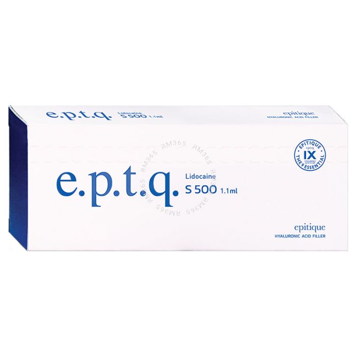 E.p.t.q S 500 has the thickest consistency of the e.p.t.q.s line of dermal fillers. This filler is ideal for bigger reconstruction work in the facial area and body without surgery. It is ideal for creating enhanced cheekbones and marked jawline. The fille