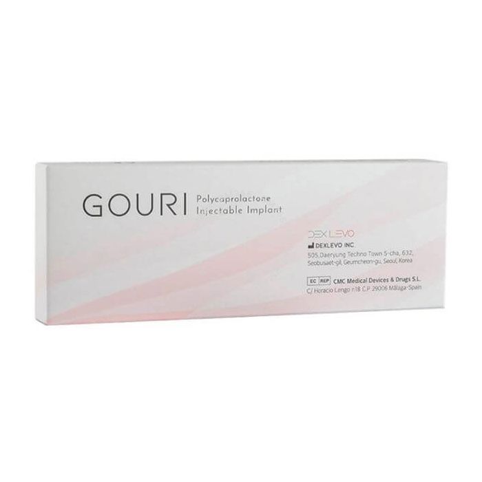 Gouri Polycaprolactone Injectable Implant - is a premium collagen stimulator that increases the collagen synthesis rate, which has decreased due to skin aging. It is the first fully liquid type PCL (Polycaprolactone) injectable that rejuvenates the skin t