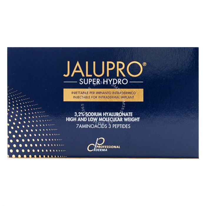 Super Hydro V-Lift by Jalupro contains 80mg of Hybrid HA. (Hyaluronic acid with two different molecular sizes.) This structure has a significant lifting effect while also hydrating the skin. 