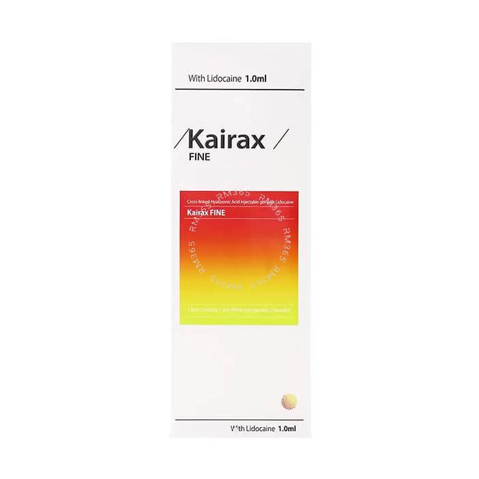 Kairax is a hyaluronic acid filler with maximised safety, convenience, and effectiveness based on excellent technology. It is fully CE approved and contains lidocaine.