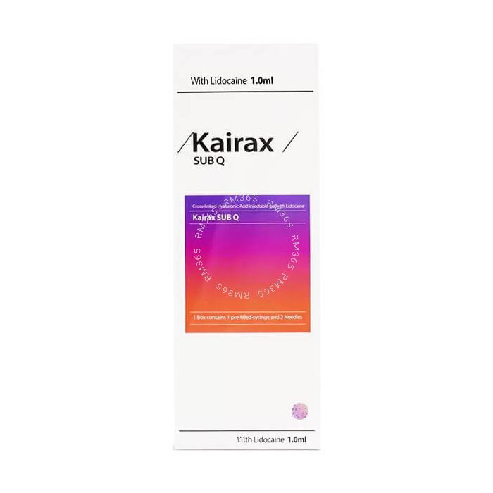 Kairax is a hyaluronic acid filler with maximised safety, convenience, and effectiveness based on excellent technology. It is fully CE approved and contains lidocaine.