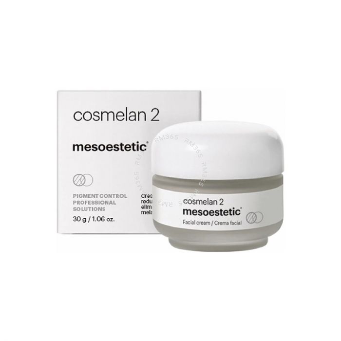 Mesoestetic Cosmelan 2 is an extremely effective lightening cream designed to reduce hyperpigmentation. This depigmentation treatment helps to restore radiance and clarity by softly removing uneven pigmentation.
