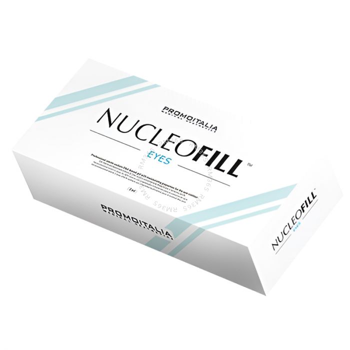 Nucleofill Eyes is a sterile sodium DNA-based gel with moisturizing properties for the eye-contour.