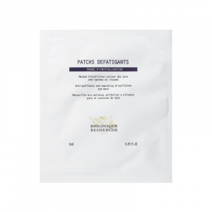 ANTI-FATIGUE AND SMOOTHING BIOCELLULOSE EYE CONTOUR MASK.

Patchs Défatigants are pre-impregnated with a formula enriched with anti-puffiness, anti-dark circles and anti-wrinkle active ingredients. Its natural biocellulose support and its "pinch" shape 