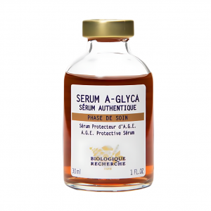 Sérum A-Glyca combats the glycation process that leads to wrinkles forming and skin ageing. Rich in anti-glycation active ingredients, this serum has a preventive effect as well as a curative action that reverses the glycation. It’s the perfect anti-agein