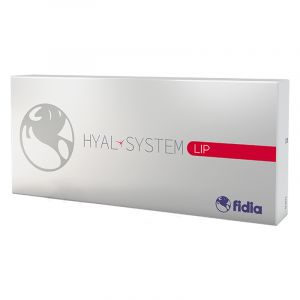 Fidia Hyal System LIP is a hyaluronic acid gel formulation at 2.5% HA concentration, designed for lip remodelling and perioral treatments, based on proprietary Multi Crosslinked Layering Hyaluronic Acid (M.L.HA) technology.