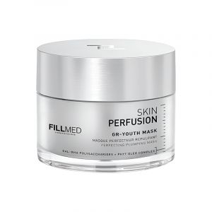 FILLMED Skin Perfusion GR-Youth Mask is a plumping mask ideal for tired and dehydratedFILLMED Skin Perfusion GR-Youth Mask is a plumping mask ideal for tired and dehydrated skin lacking in radiance. It replenishes the skins moisture barrier and visibly pl