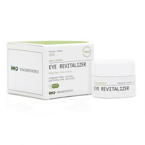 INNO-DERMA Eye Revitalizer is an eye contour treatment that rejuvenates and revitalizes the skin in the periorbital area to reduce eye puffiness, dark circles, and crow’s feet