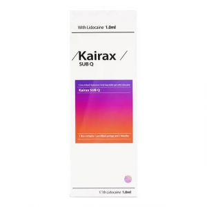 Kairax is a hyaluronic acid filler with maximised safety, convenience, and effectiveness based on excellent technology. It is fully CE approved and contains lidocaine.