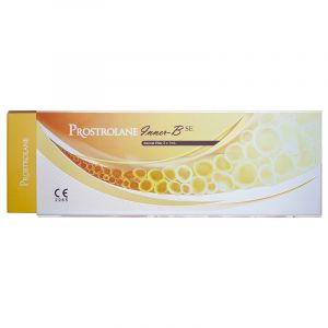 Prostrolane® Inner-B SE is an injectable gel indicated for reducing bags under the eyes and swelling. Prostrolane Inner-B SE contains a gel-texture preparation with 4 peptides and hyaluronic acid. The unique compositions helps to softens skin irregulariti